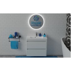 ТУМБА FANCY MARBLE С УМЫВАЛЬНИКОМ BALI 80X40 СМ БЕЛАЯ